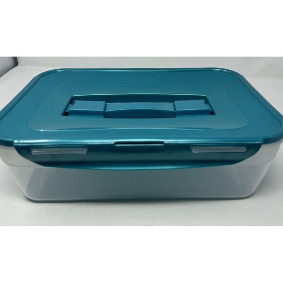 Lock & Lock HPL 362 Aqua Top & Handle 5.8 L/196 OZ/6.1 QT Brand New In Plastic - Picture 8 of 8